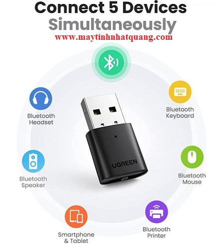 Thiết bị USB thu Bluetooth 5.0 Ugreen 80889